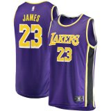 canotta Uomo basket Los Angeles Lakers Porpora LeBron James 23 Dichiarazione Edition