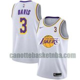 Maglia Uomo basket Los Angeles Lakers Bianco Anthony Davis 3 2021 City Edition