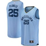 canotta Uomo basket Memphis Grizzlies Blu Miles Plumlee 25 Dichiarazione Edition