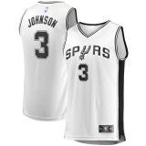 canotta Uomo basket San Antonio Spurs Bianco Keldon Johnson 3 Association Edition
