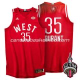 maglie basket kevin durant #35 nba all star 2016 rosso