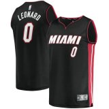 canotta Uomo basket Miami Heat Nero Meyers Leonard 0 Icon Edition