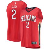 canotta Uomo basket New Orleans Pelicans Rosso Ian Clark 2 Dichiarazione Edition