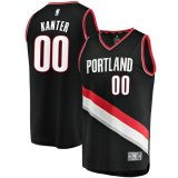 canotta Uomo basket Portland Trail Blazers Nero Enes Kanter 0 Icon Edition