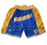 pantaloncini Uomo basket Golden State Warriors blu Tascabili Swingman
