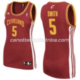 canotta basket donna jr smith #5 cleveland cavaliers rosso