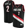 canotta Uomo basket Portland Trail Blazers Nero Gary Trent Jr 2 Icon Edition