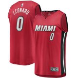 canotta Uomo basket Miami Heat Rosso Meyers Leonard 0 Dichiarazione Edition