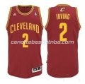 maglia kyrie irving #2 cleveland cavaliers revolution 30 rosso