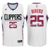maglia austin rivers #25 los angeles clippers 2015-2016 bianca