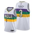 Maglia Uomo basket New Orleans Pelicans bianca Josh Hart 3 Dichiarazione stagione 2020-21