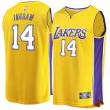 canotta Uomo basket Los Angeles Lakers Giallo Brandon Ingram 14 Icon Edition