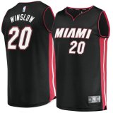 canotta Uomo basket Miami Heat Nero Justise Winslow 20 Icon Edition