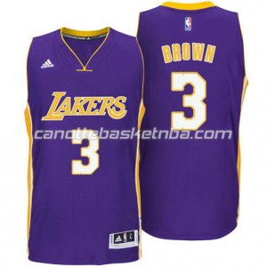 maglia anthony brown #3 los angeles lakers 2014-2015 porpora