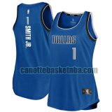 canotta Donna basket Dallas Mavericks Blu Dennis Smith Jr 1 icon edition