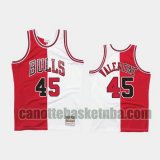 Maglia Uomo basket Chicago Bulls Rosso Denzel Valentine 45 1997-98 Diviso Two-Tone
