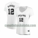 canotta Donna basket San Antonio Spurs Bianco LaMarcus Aldridge 12 association edition