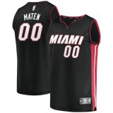 canotta Uomo basket Miami Heat Nero Yante Maten 0 Icon Edition