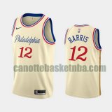 canotta Uomo basket Philadelphia 76ers Bianco Tobias Harris 12 2019-20 Ciudad Crema