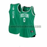 canotta Donna basket Boston Celtics Verde Jayson Tatum 0 icon edition