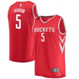 canotta Uomo basket Houston Rockets Rosso Aaron Jackson 5 Icon Edition