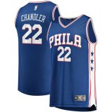 canotta Uomo basket Philadelphia 76ers Blu Wilson Chandler 22 Icon Edition