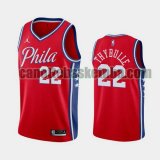 canotta Uomo basket Philadelphia 76ers Rosso Matisse Thybulle 22 2020-21 Statement