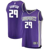 canotta Uomo basket Sacramento Kings Porpora JaKarr Sampson 29 Strada Replica Player