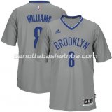 maglietta deron williams #8 brooklyn nets grigio