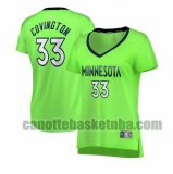 canotta Donna basket Minnesota Timberwolves Verde Robert Covington 33 Dichiarazione Edition