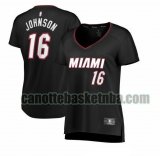 canotta Donna basket Miami Heat Nero James Johnson 16 icon edition