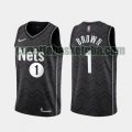 canotta Uomo basket Brooklyn Nets Nero Bruce Brown 1 2020-21 Earned Edition