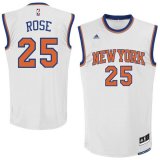 canotta Uomo basket New York Knicks Bianco Derrick Rose 25 Replica