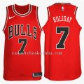 canotta chicago bulls 2018 justin holiday 7 rosso