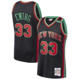 canotta Uomo basket New Orleans Pelicans Nero Patrick Ewing 33 Classico Christmas Swingan Collection