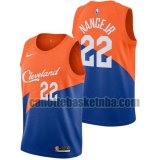 Maglia Uomo basket Cleveland Cavaliers Blu Larry Nance Jr 22 Dichiarazione stagione 2020-21