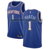 Maglia Uomo basket New York Knicks Blu Bobby Portis 1 Dichiarazione stagione 2020-21