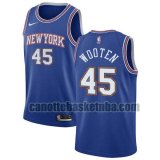 Maglia Uomo basket New York Knicks Blu Kenny Wooten 45 Dichiarazione stagione 2020-21