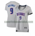 canotta Donna basket Detroit Pistons Grigio Langston Galloway 9 Dichiarazione Edition