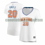 canotta Donna basket New York Knicks Bianco Kevin Knox II 20 Dichiarazione Edition