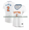 canotta Donna basket New York Knicks Bianco Wayne Ellington 2 Dichiarazione Edition