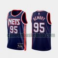 canotta Uomo basket Brooklyn Nets Blu reale BEMBRY 95 2022 City Edition 75th Anniversary Edition
