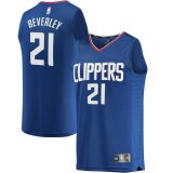 canotta Uomo basket Los Angeles Clippers Blu Patrick Beverley 21 Icon Edition