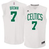 canotte basket NBA Boston Celtics 2016 Jaylen Brown 7 bianco