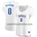 canotta Donna basket Oklahoma City Thunder Bianco Russell Westbrook 0 association edition