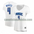 canotta Donna basket Orlando Magic Bianco Josh Magette 4 association edition