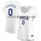 canotta Donna basket Philadelphia 76ers Bianco Josh Richardson 0 association edition