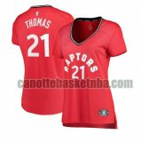 canotta Donna basket Toronto Raptors Rosso Matt Thomas 21 icon edition