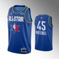 canotta Uomo basket All Star 2020 Blu Donovan Mitchell 45