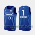canotta Uomo basket All Star blue Anfernee Simons 1 2021